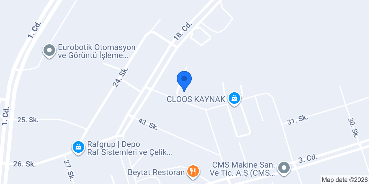 Baysan Lazer Makina konumu