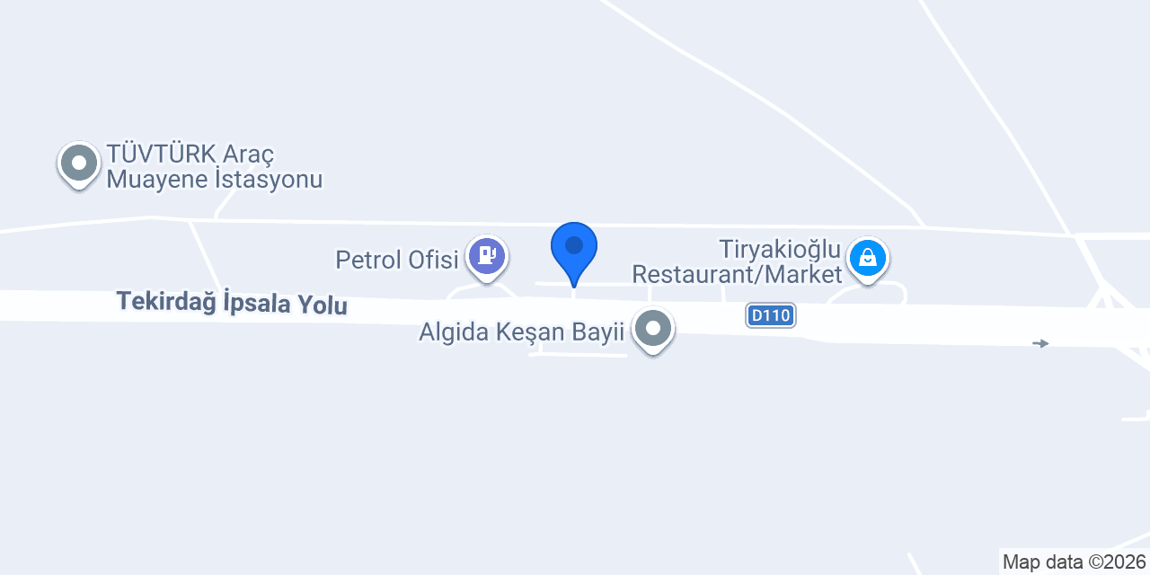 Gülenyüz yapı malzemeleri konumu