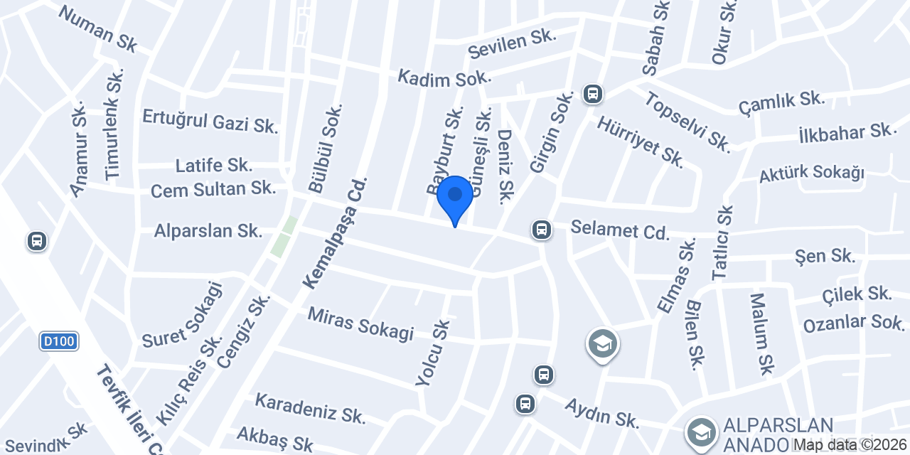 Dadas Kuru temizleme konumu