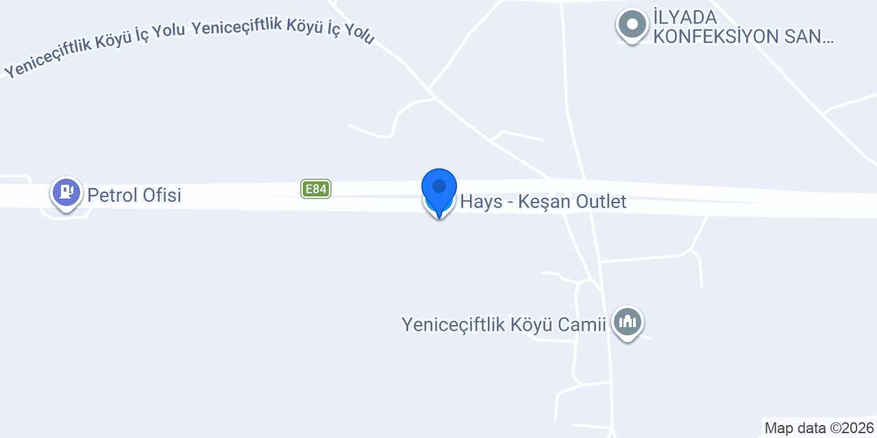 Hays - Keşan Outlet konumu