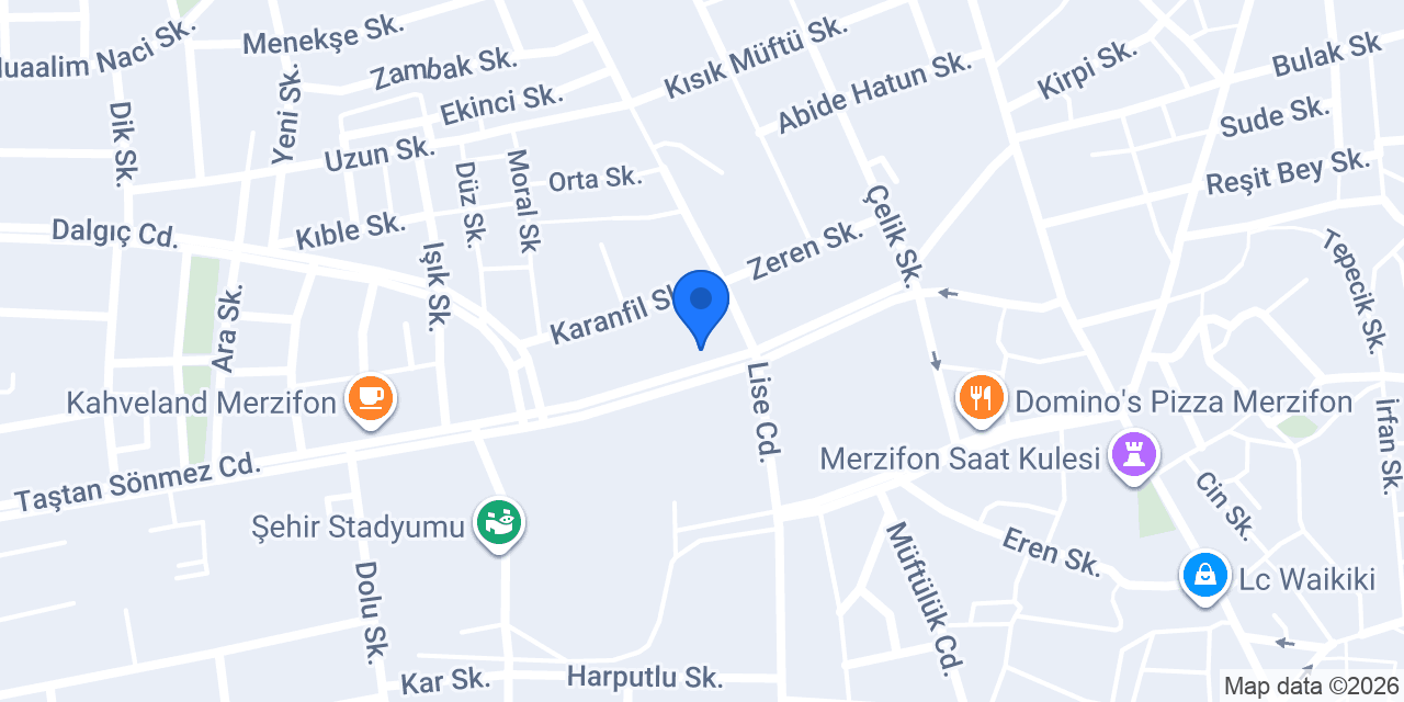 Enderun Kitap ve Kahve Evi konumu
