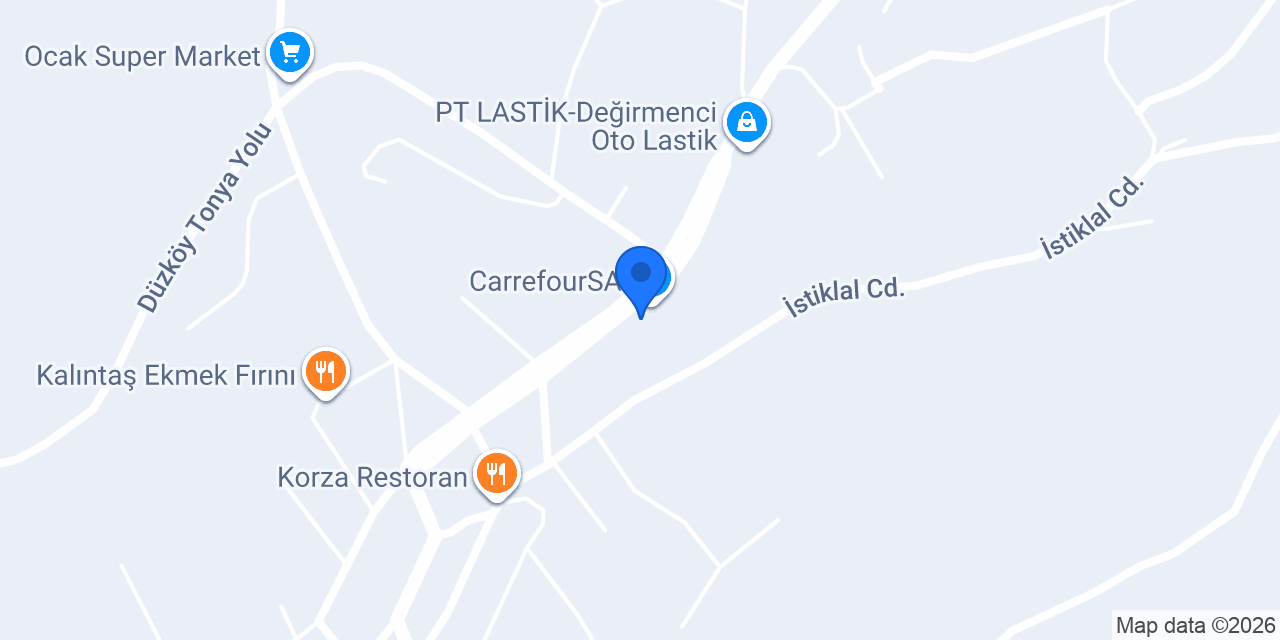 TİSKİ DÜZKÖY ŞEFLİĞİ konumu