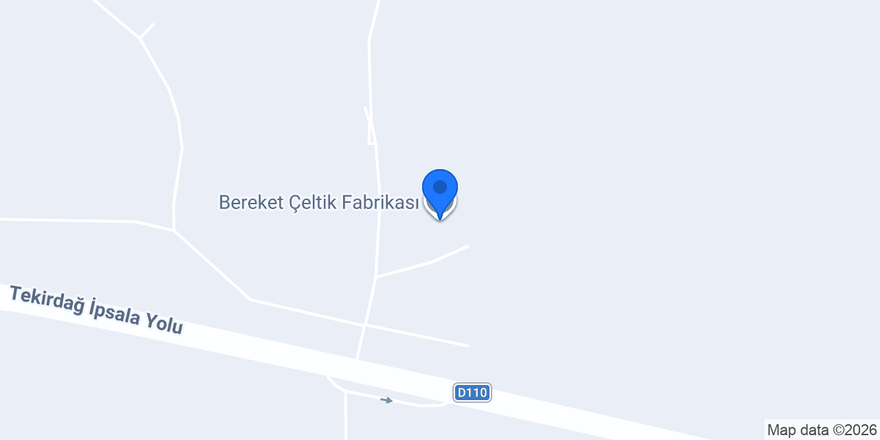 Bereket Çeltik Fabrikası konumu