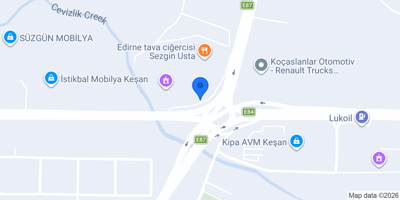 Taksi Durağı konumu
