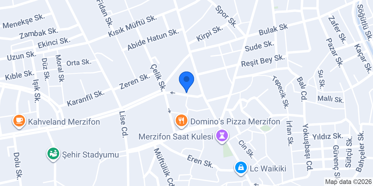 TERZİ MİHRİ konumu