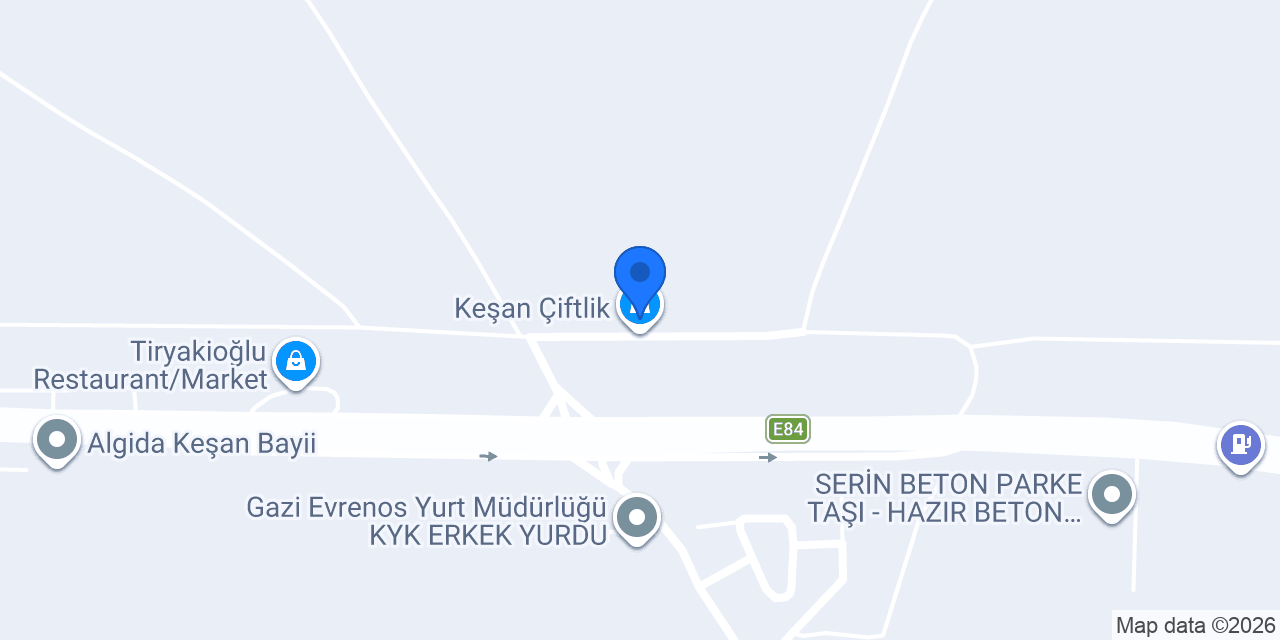 Keşan Çiftlik konumu