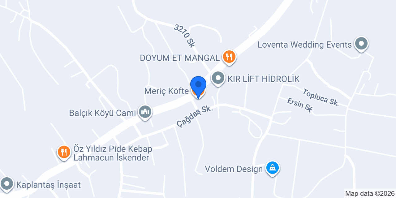 Meriç Köfte konumu