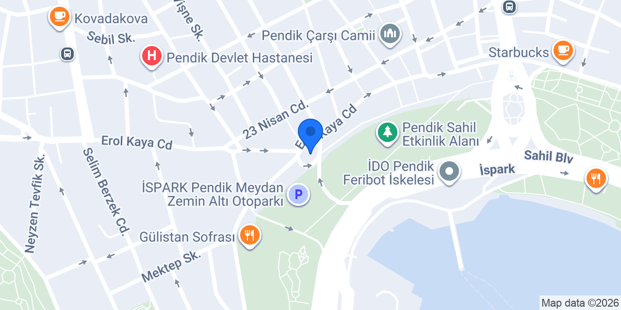 DenizBank Pendik Şubesi konumu