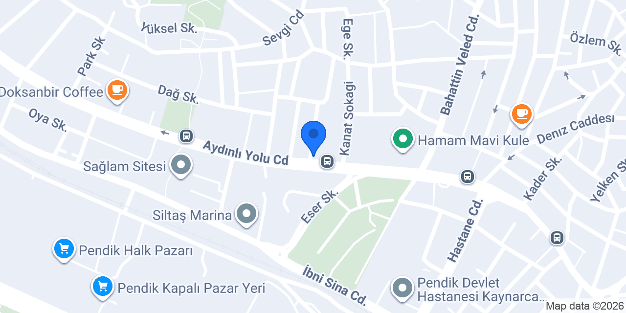 dry white pendik konumu
