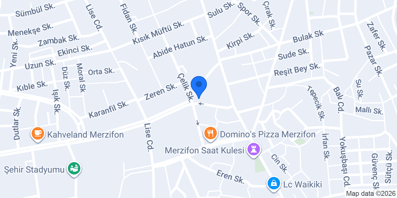Pasaport Pizza Merzifon konumu