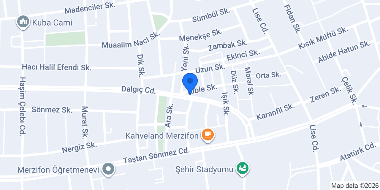 Merzifon Eczanesi konumu