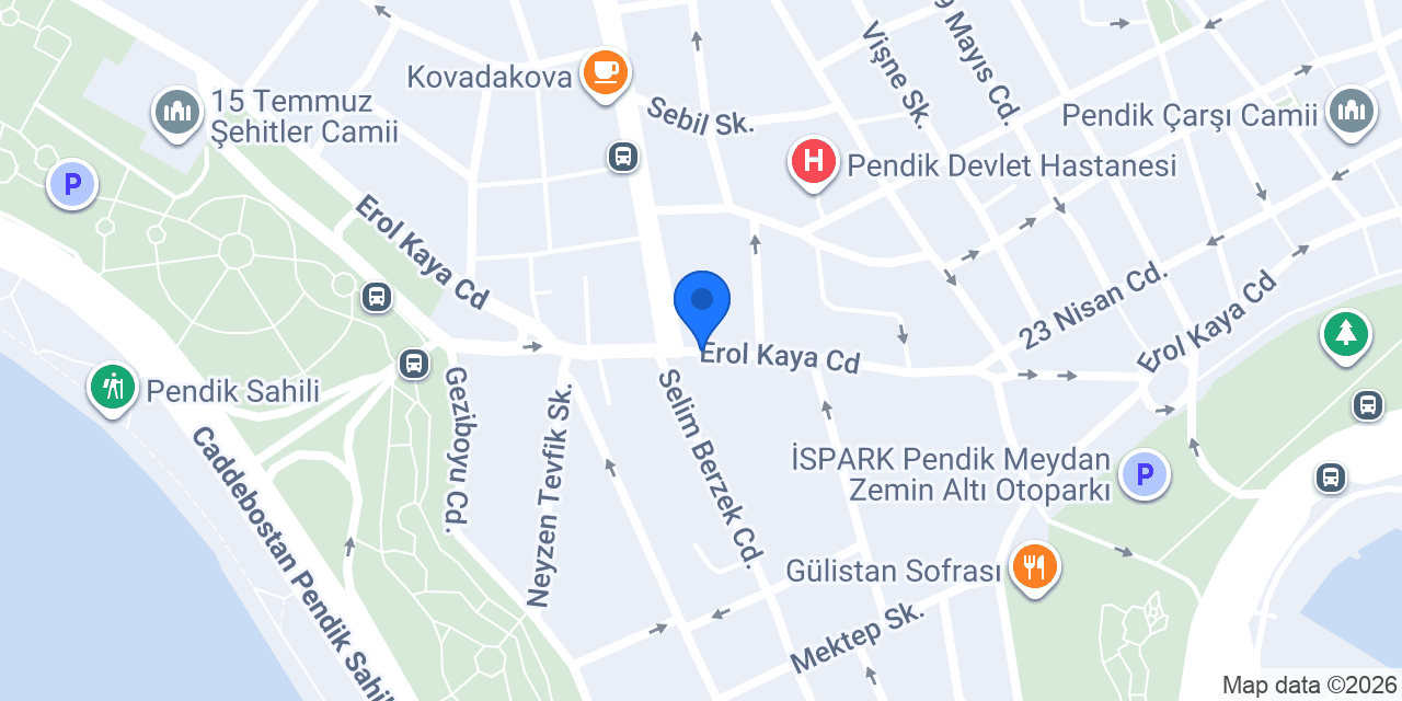 Diş Hekimi Erdal Türkkan konumu