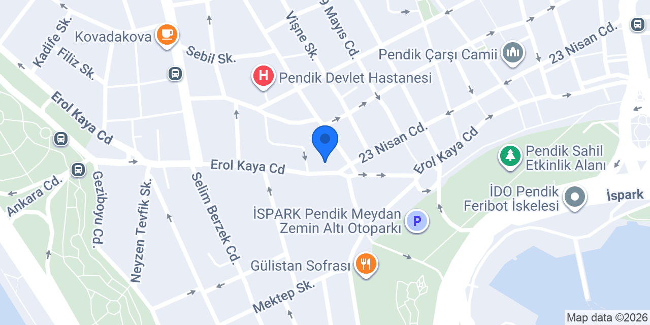 San Kuaför Pendik konumu