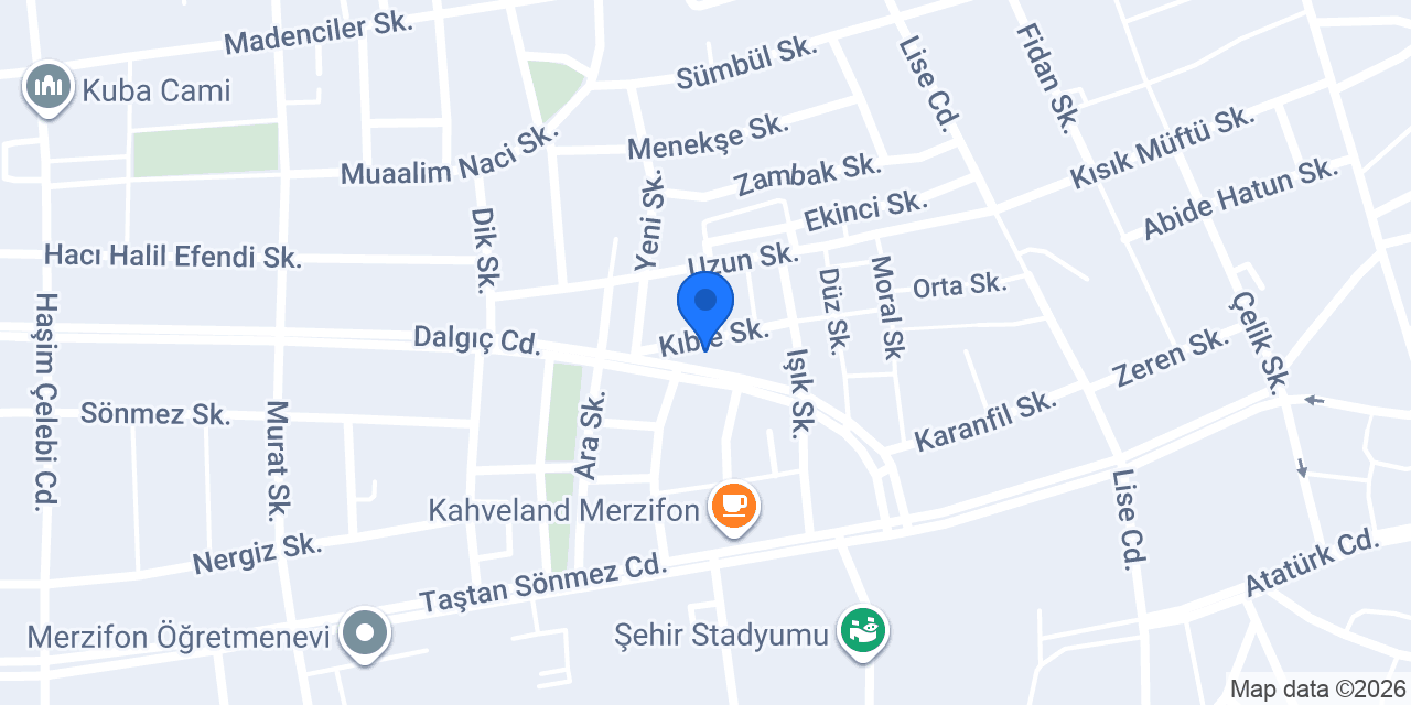 Paşam Kuaför konumu