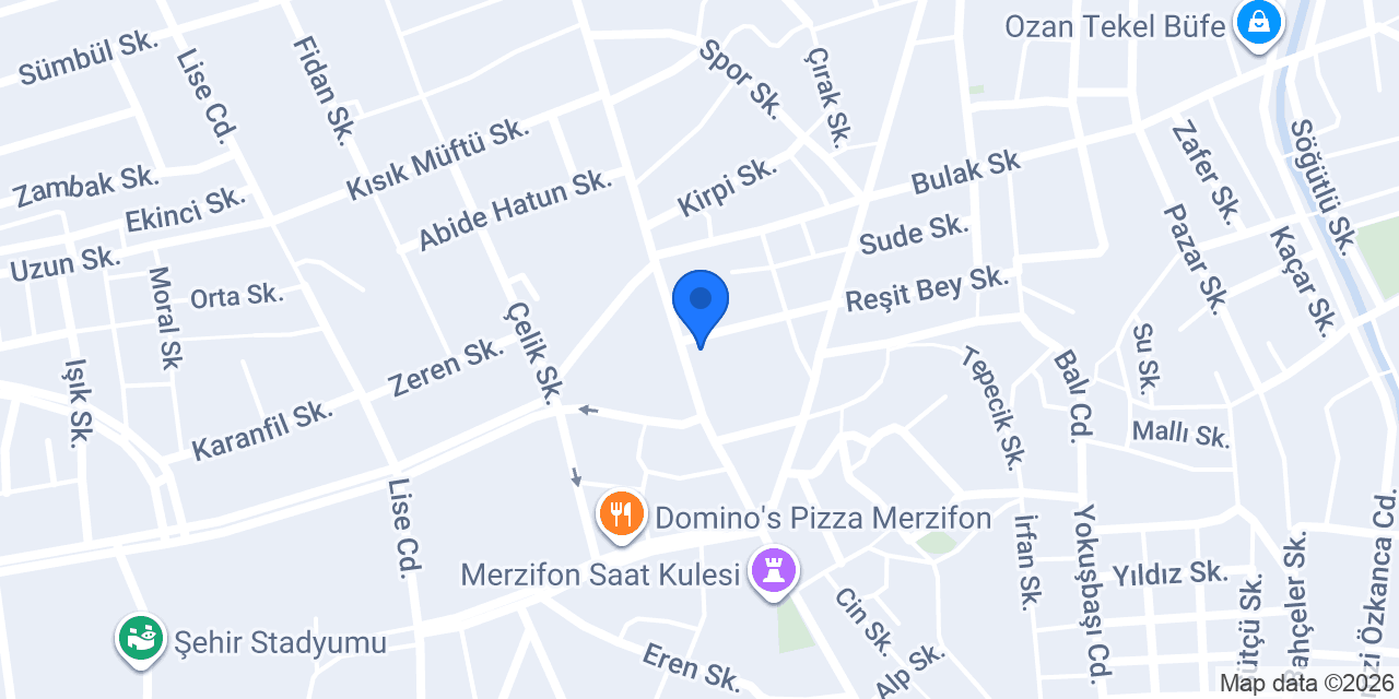 Yazel Grup İnşaat konumu
