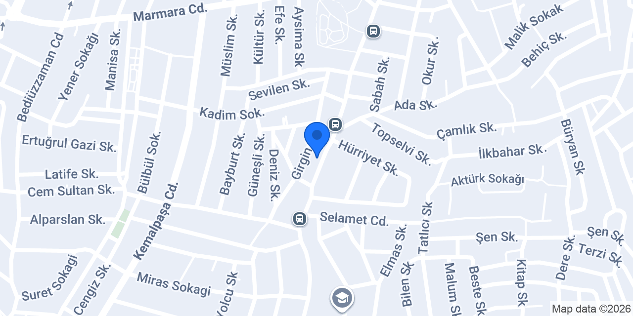 Öz Maraş Dondurma konumu
