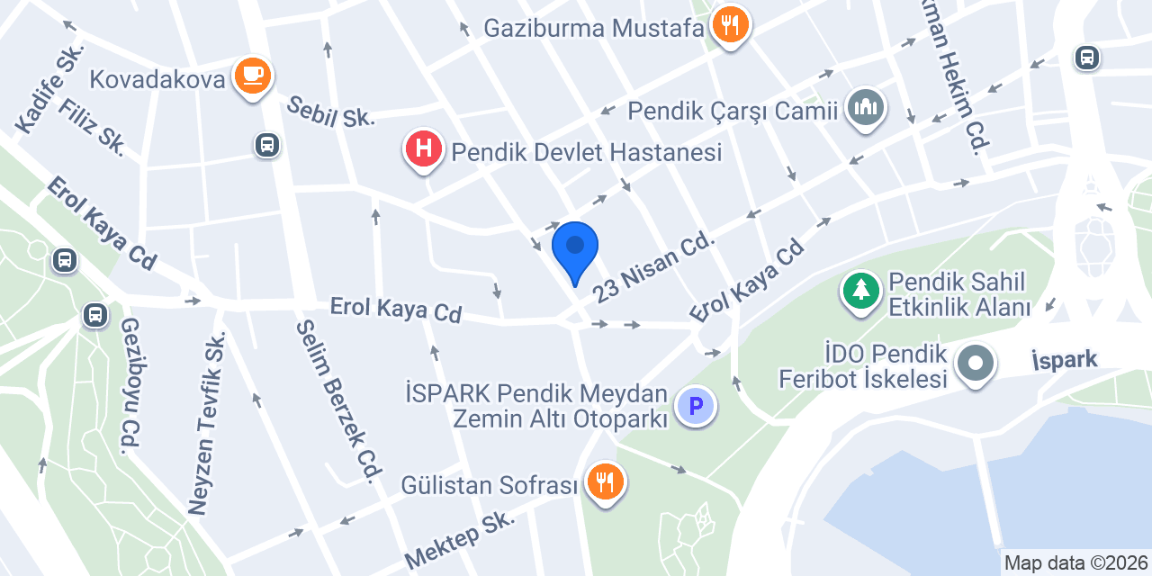 Pendik Ahenk Fizyoterapi Merkezi konumu