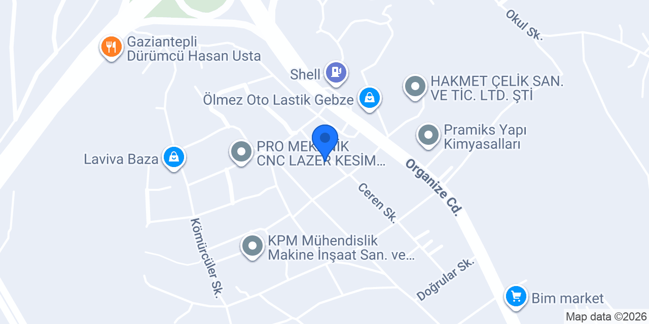 ADVA Endüstriyel Çözümler San. Tic. Ltd. Şti. konumu