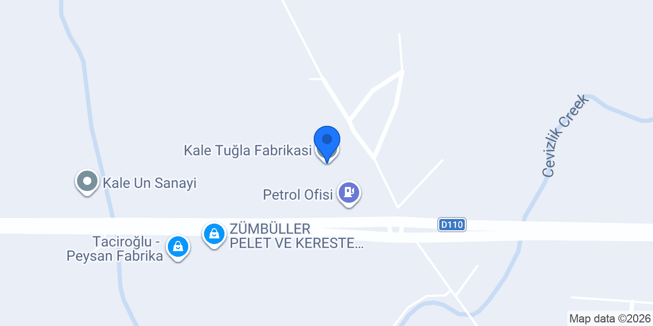 Kale Tuğla Fabrikasi konumu