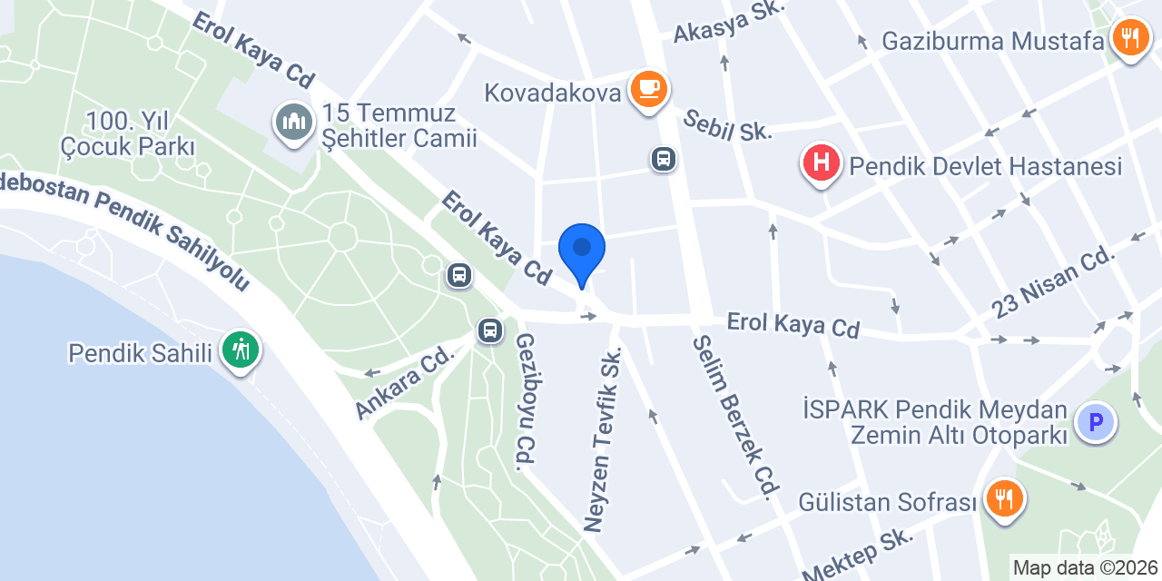 Diş hekimi İlknur yolda konumu