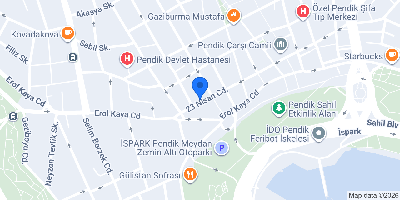 Ahi Hukuk Bürosu konumu