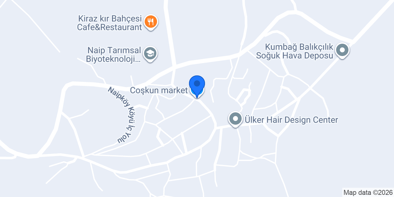 Coşkun market konumu