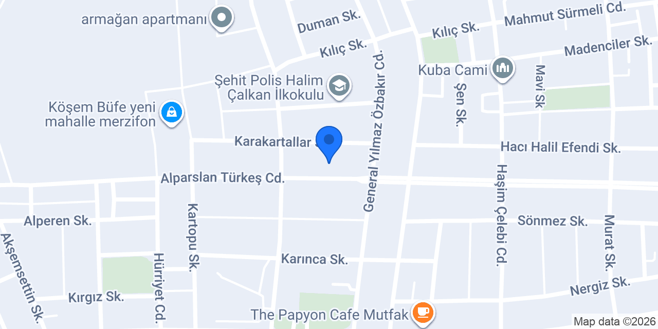 Mert Market konumu