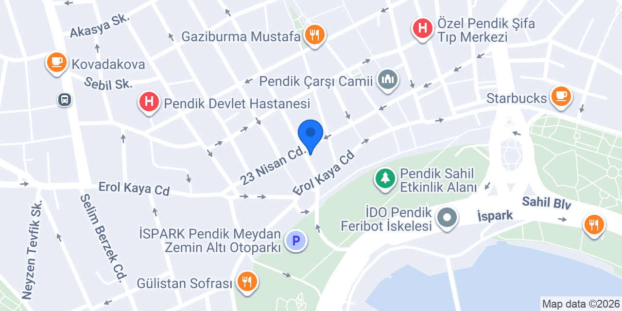 Akıncı Hukuk Bürosu konumu