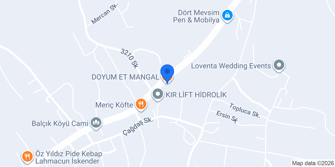 DOYUM ET MANGAL konumu