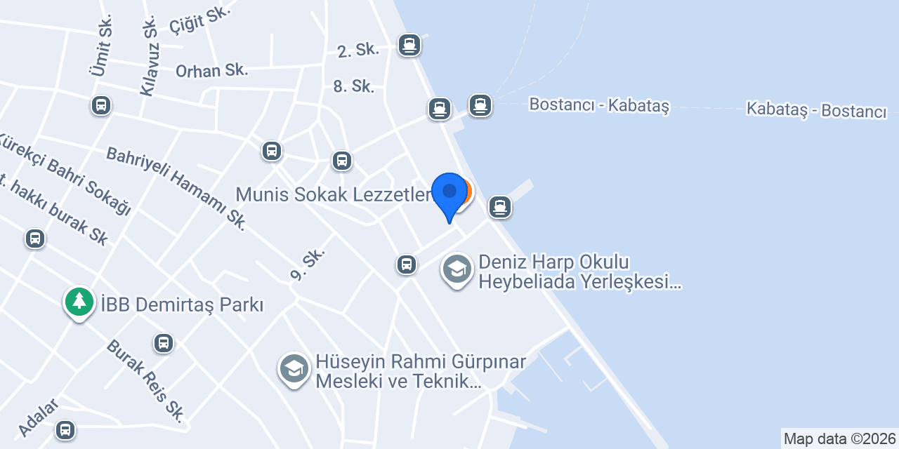 Heybeli Atölye konumu