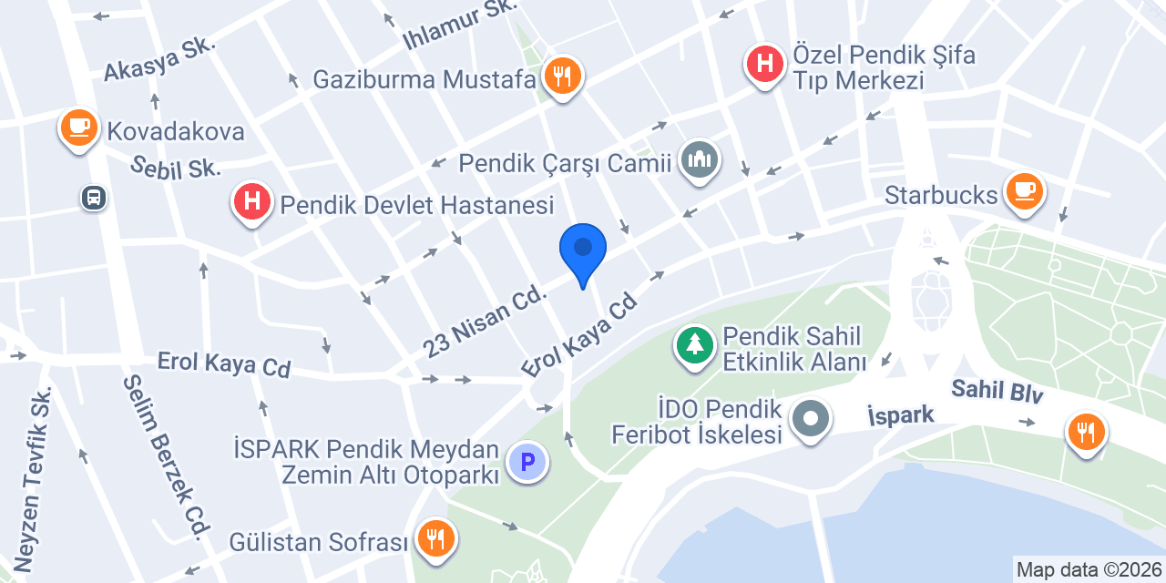 Pendik Cep Klinik konumu