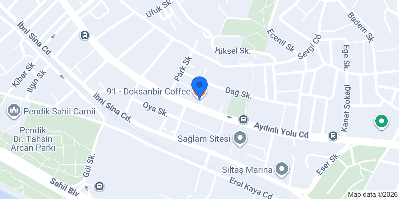 91 - Doksanbir Coffee konumu