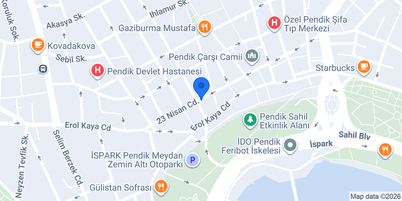Albaraka Türk pendik Şubesi konumu