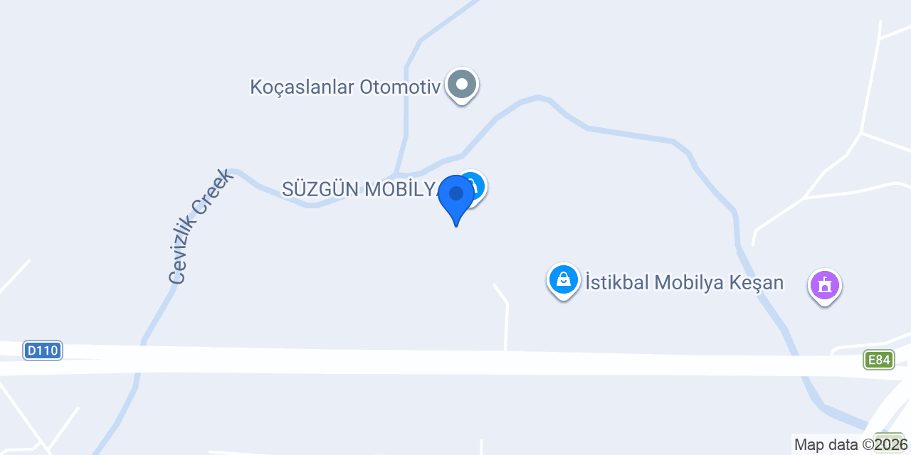 Bellona Süzgünler Mobilya konumu
