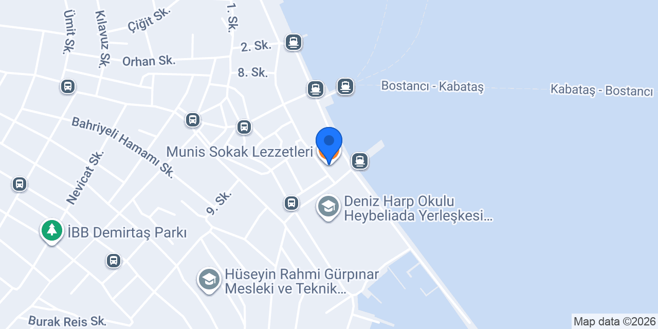Munis Sokak Lezzetleri konumu