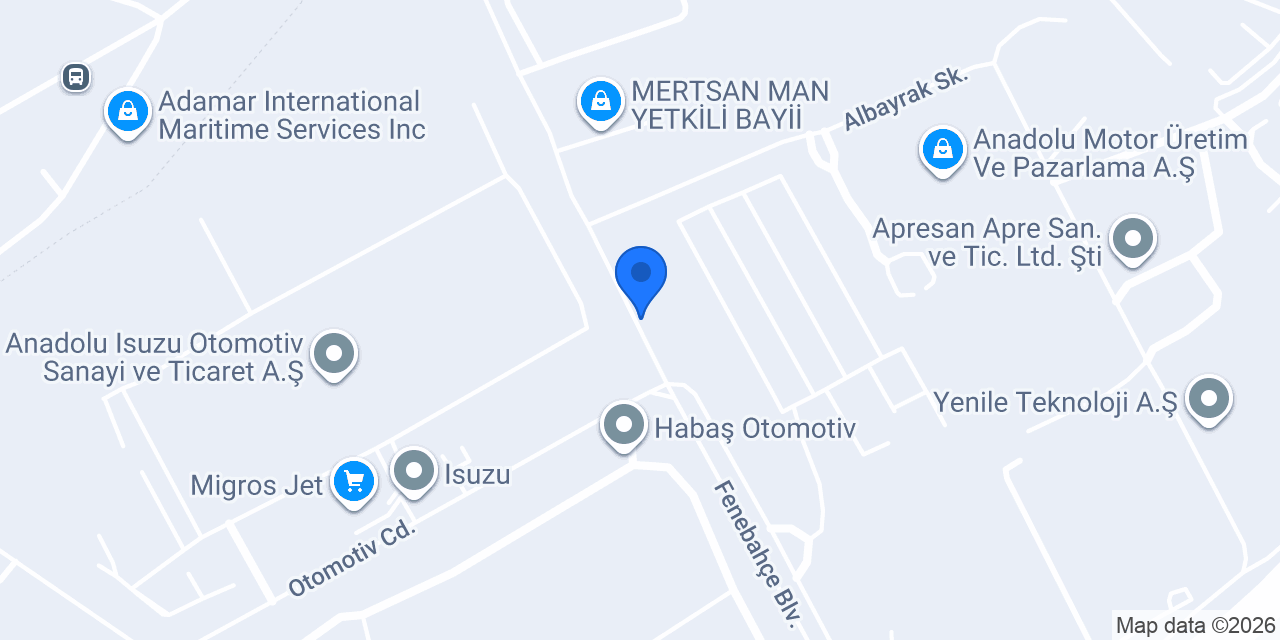 Yurtiçi Kargo Akse konumu