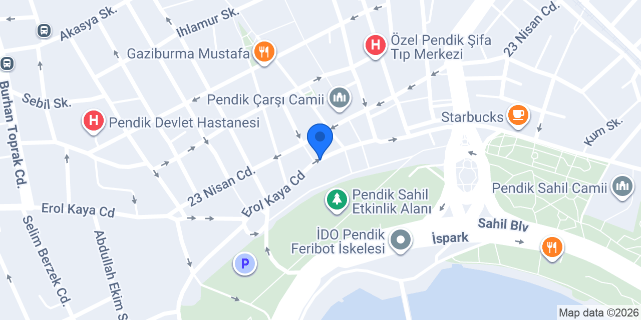 Pendik Masaj Salonu konumu