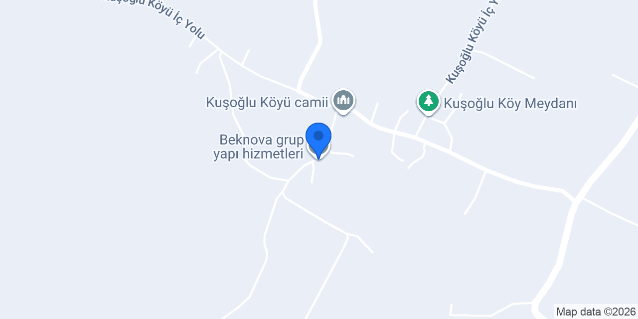 Beknova grup yapı hizmetleri konumu