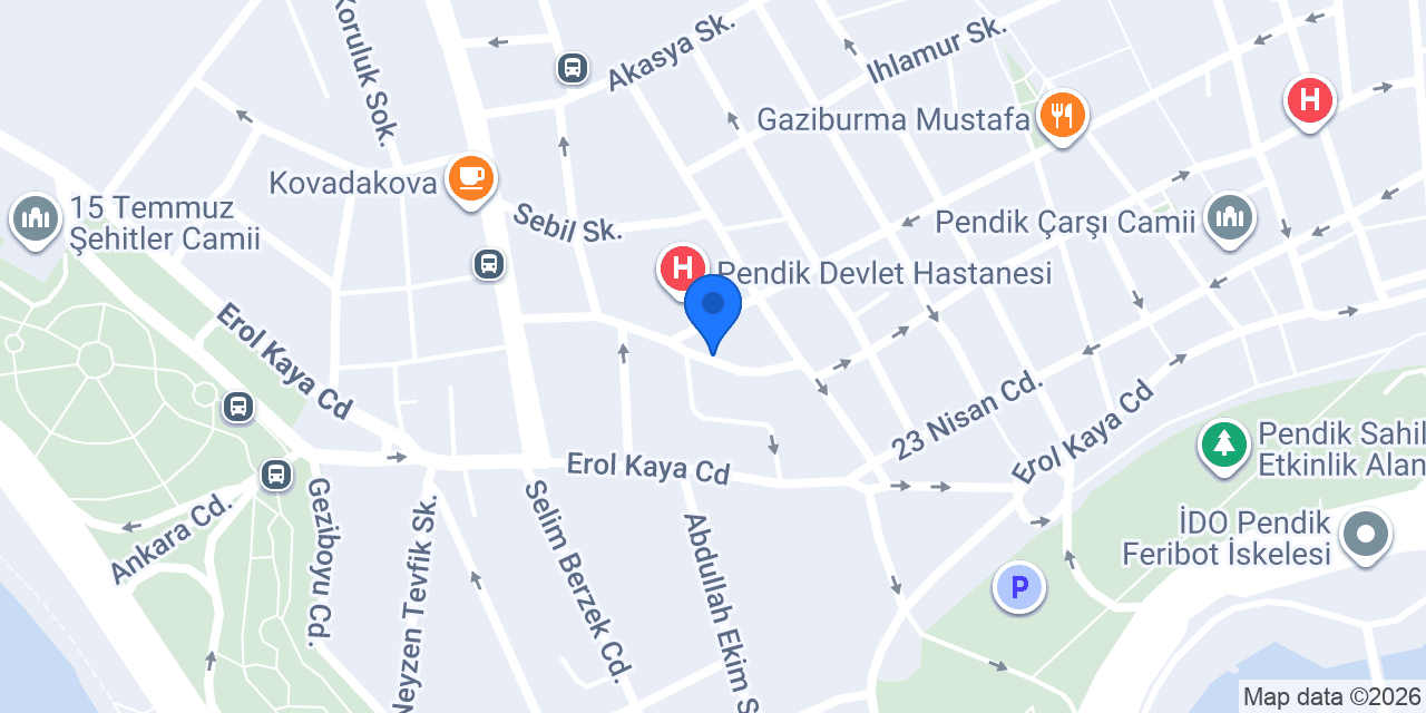 Sigorta Pendik Komanlı konumu