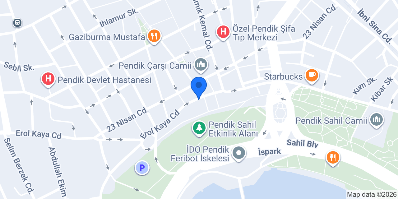 DÜRÜM SOKAĞI PENDİK ŞUBESİ konumu