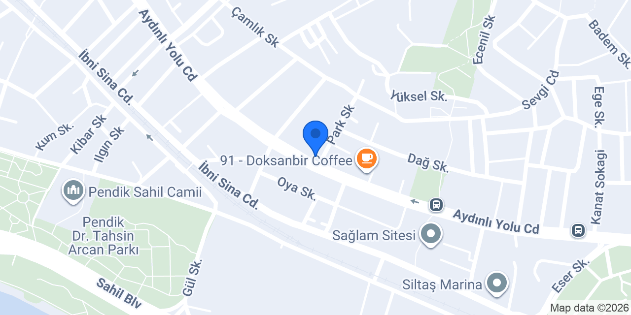 1401 Coffee Pendik konumu