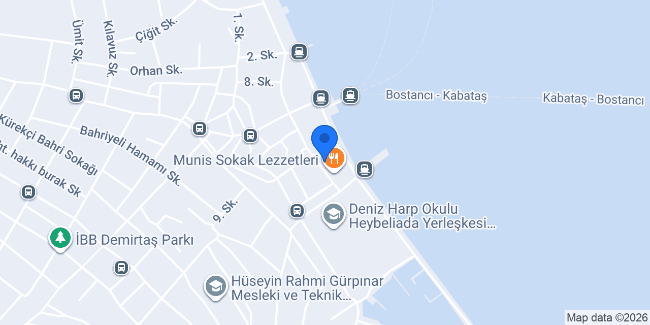 Perili Köşk Restaurant konumu