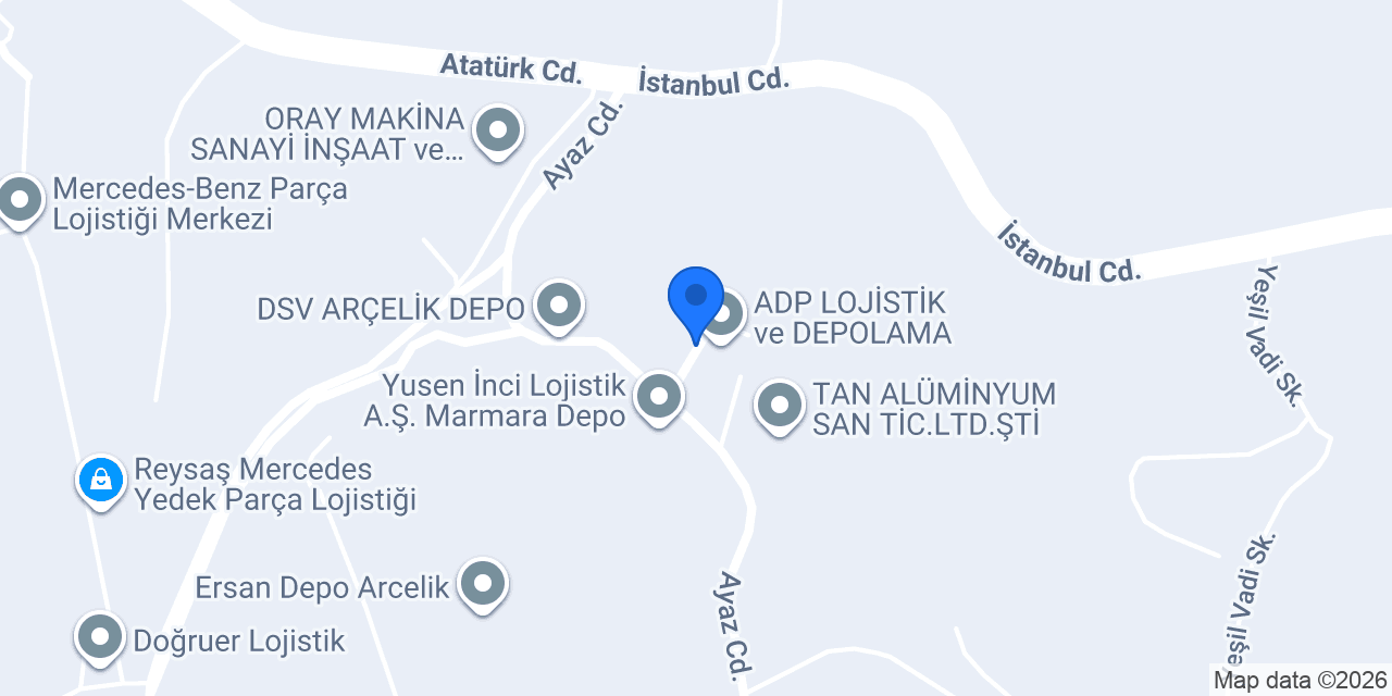 Acar Özel Amaçlı Makina konumu