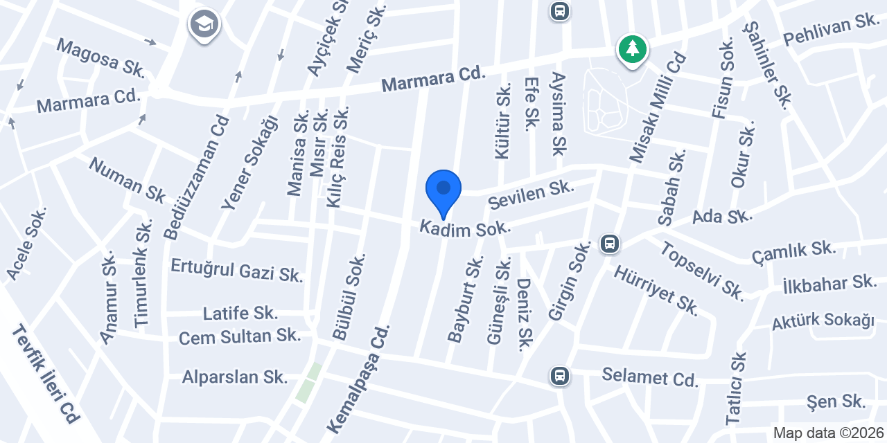 Kuaför Tuğra konumu
