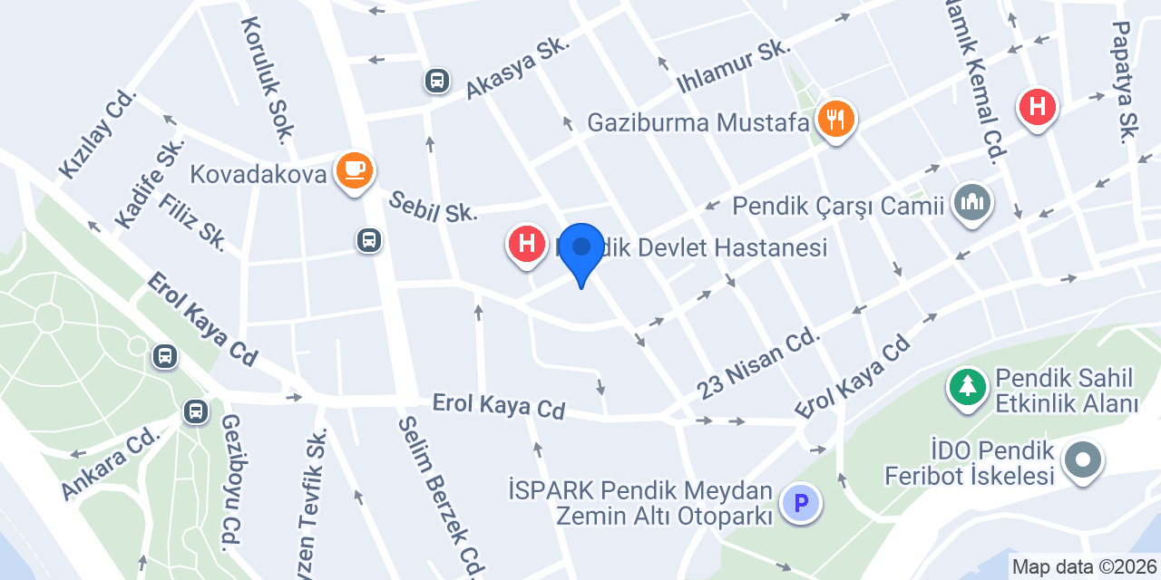 Pendik Halk Eczanesi konumu