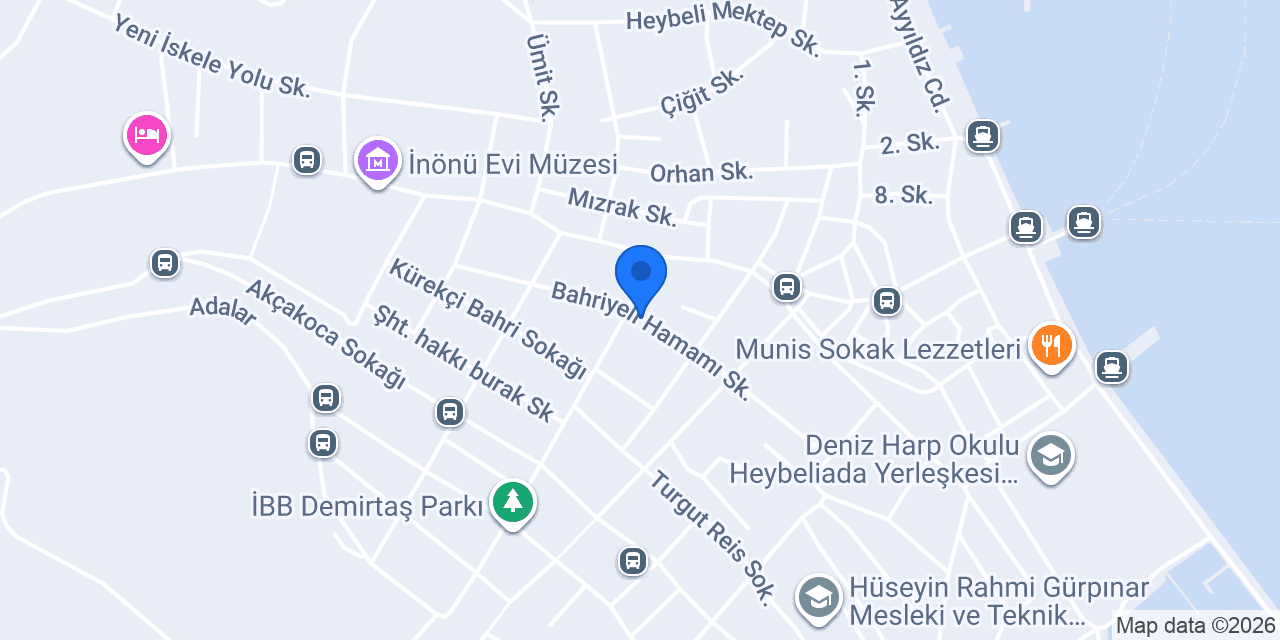 Mnimi Heybeliada konumu