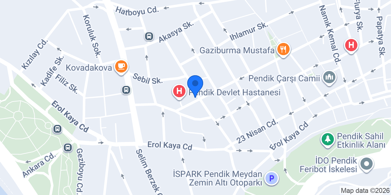 Moda Börek konumu