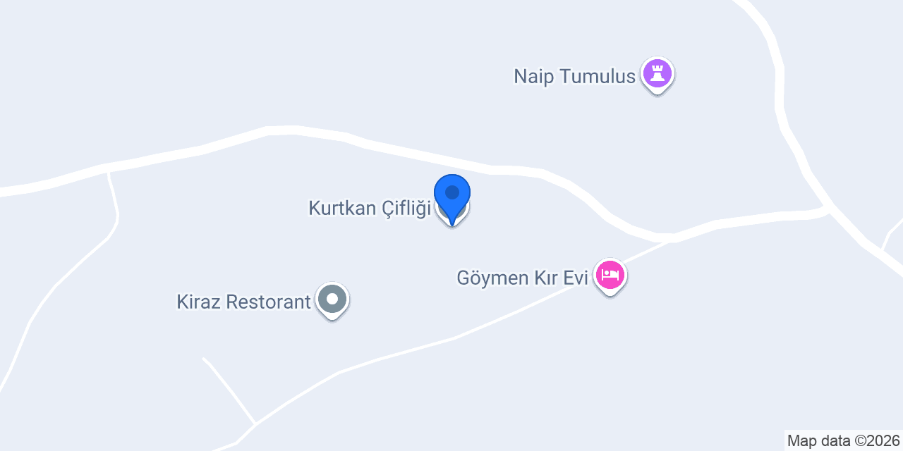 Kurtkan Çifliği konumu