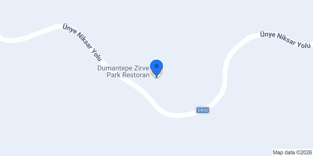 Dumantepe Zirve Park Restoran konumu