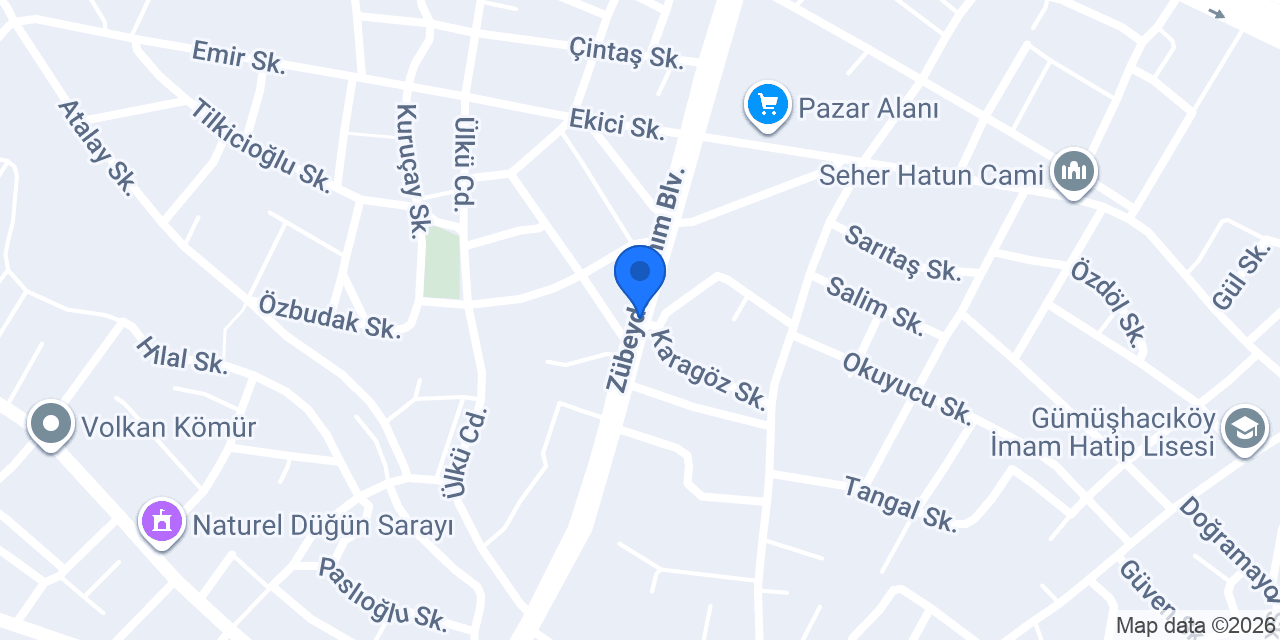 Gümüşhacıköy Adliyesi konumu
